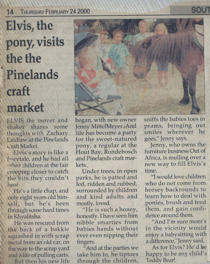 Elvis in the news at Pinelands